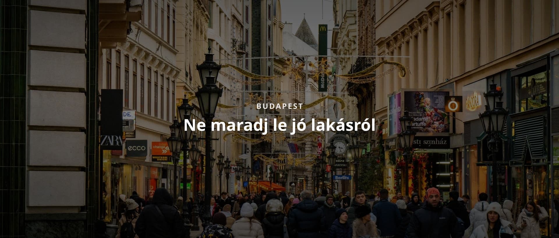 Budapesti utcakép — lakáskeresés a fővárosban — borítókép (Elijah Cobb / Pexels)
