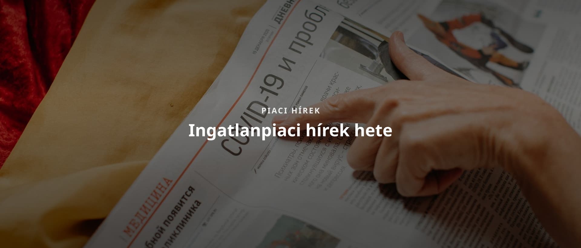 Újság olvasása — ingatlanpiaci hírek — borítókép (Anastasia Shuraeva / Pexels)