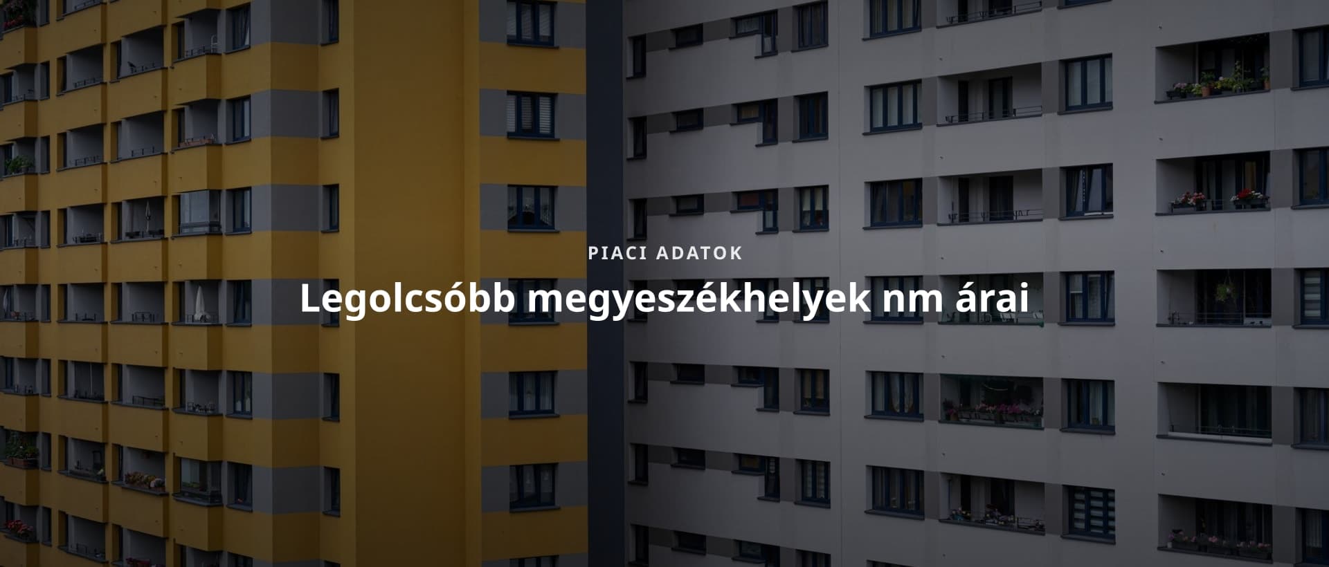 Megyeszékhelyi lakóépületek — borítókép (Marcus Lenk / Pexels)